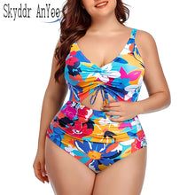 Plus Size Floral One Piece Swimsuit With Tummy Control