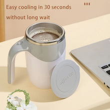 Portable Automatic Stirring Coffee Mug Magnetic Electric Stainless Steel Self Mixing Coffee Tumbler Rotating Home Office Travel