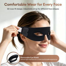 Red Light Wireless 7 Color LED Silicone Eye Mask Photon Light 135 LED Beads Anti Dark Circle Eye Fatigue Relief Beauty Eye Mask
