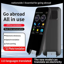 113 Language AI Translator Portable Translation Pen  Intelligent Scanner Offline Translation Smart Pen Photo Recognition