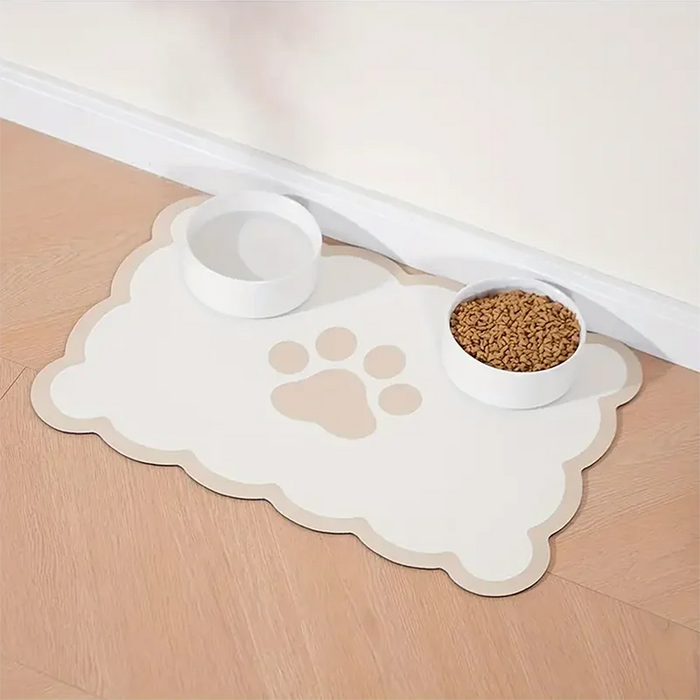 Pet Feeding Mat Absorbent Anti-Slip Dog Bowl Mat Diatomaceous Earth Pet Mats for Water and Food Bowl