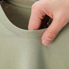 Design Your Own Oversized T-shirt for Men Custom Graphic Blank Cotton Personalized Message Tshirt Loose Fit Tops Gift Your Logo