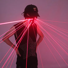 Red Laser Mask Light Up Party Masks Halloween Cosplay Supplies LED Glowing Mask DJ Nightclub Disco Decoration Luminous Mask