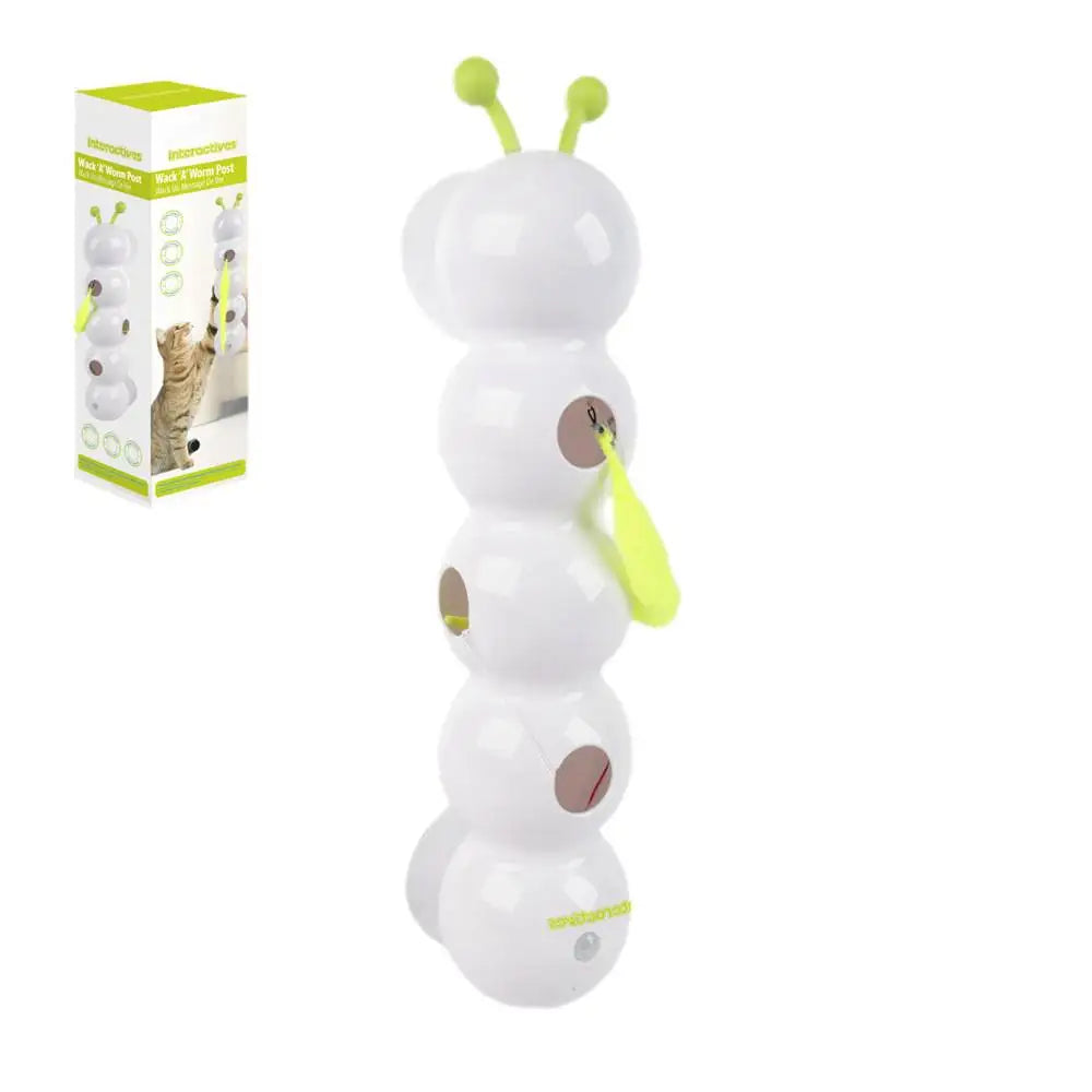 Intelligent Interactive Cat Stick Pro with Prey Tail Replaceable Automatic Swing Caterpillar Motion Activated Teasing Cat Toy