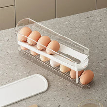 Boîte de rangement pour œufs à 4 niveaux, distributeur automatique à échelle pour réfrigérateur