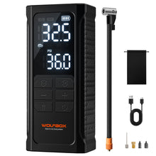 WOLFBOX HF19 Wireless Tire Inflator Pump 150PSI 5800mAh Portable Car Air Compressor Air Pump for Moto Bike Car Tyre Balls