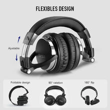 Oneodio EKSA P100 3.5/6.35mm Wired Studio HiFi Headphones Over Ear Professional Hi-Res DJ Monitor Headset With Mic For Guitar