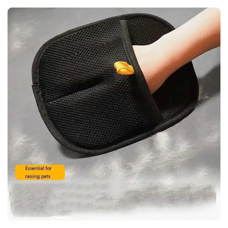 Upgraded Pet Hair Cleaning Removal Gloves Pet Grooming Finger Glove Reusable Sofa Carpets Cat Dog Hair Cleaning Tools