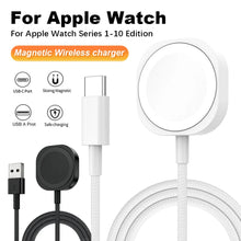 New Magnetic Wireless USB A Fast Charger Type C Charging Cable For Apple Watch Series 10 9 8 7 6 5 4 3 2 1 Ultra Edition iWatch