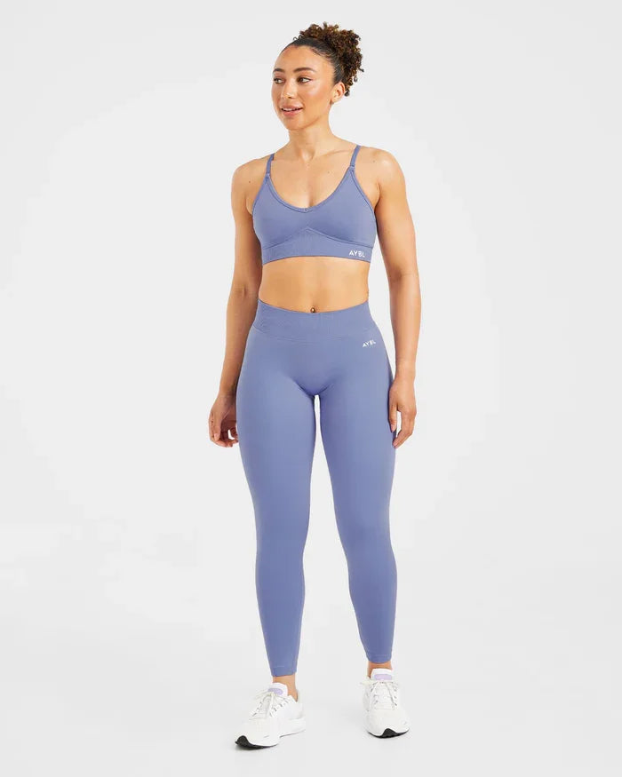 2 Pieces Set Adapt Seamless Strappy Sports Bra Leggings Set Yoga Fitness Set Women Workout Running Sports Leggings Gym Suit