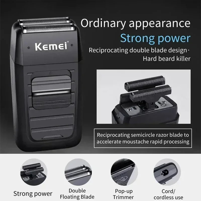 Kemei Hair Clipper Kit KM 2296 2299 1102 Trimmer