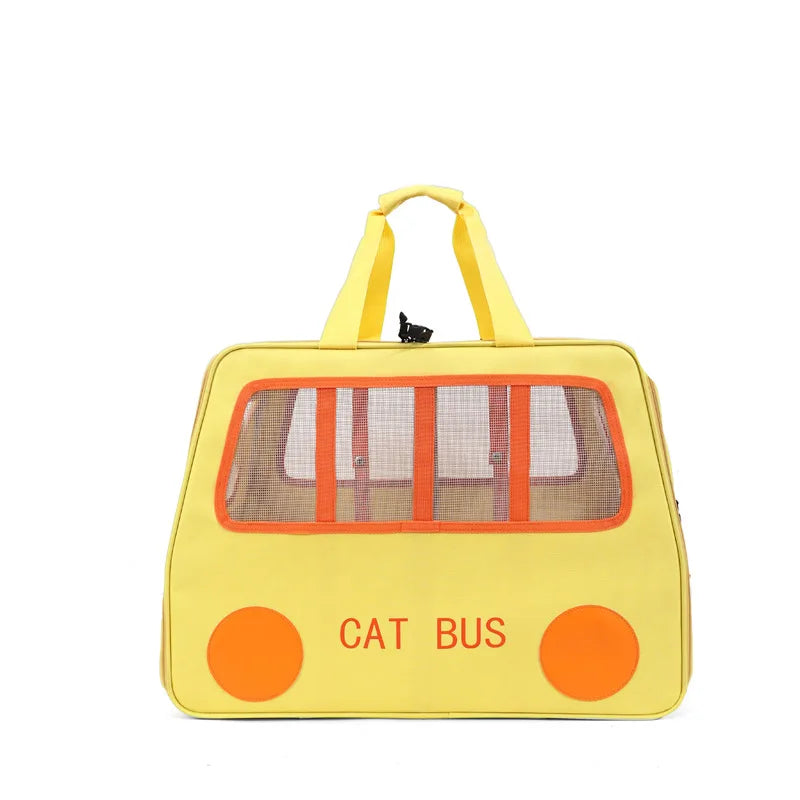 Large Capacity Portable Pet Cart Dog Breathable Pet Touring Car Zipper Sealed Backpack Out Luggage
