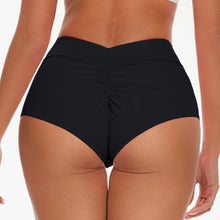 Womens Booty Shorts High Waist V Back Scrunch Workout Yoga Gym Shorts Dance Fitness Running Hot Pants Butt Lifting Rave Bottoms