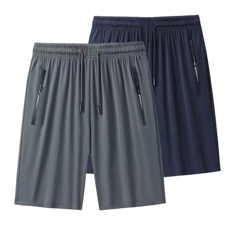 Men's shorts sports ice silk quick-drying summer large size casual pants loose unisex outdoor running