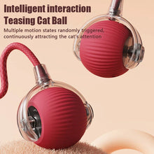 1PC Smart Cat Toys Automatic Rolling Ball Fake Tail Rechargeable Electric Pet Interactive toy Cat Training Imitate Mouse Tail