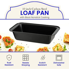 Nonstick Baking Bread Loaf Pan Carbon Steel Toast Bread Pan Tin Kitchen Rectangle Bakeware for Brownies Meatloaf