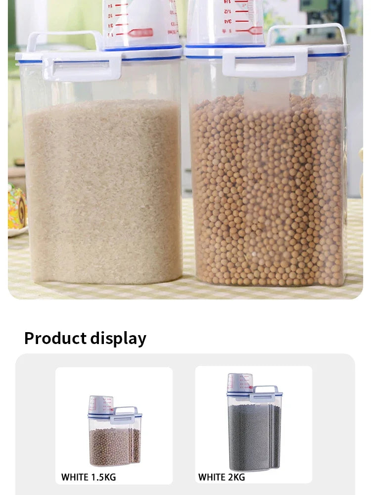 Premium Airtight Pet Food Storage Container, Large Capacity & Easy Clean, Durable Stylish Design for Dogs & Cats