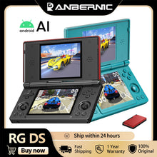 Anbernic RG DS Flip Handheld Game Console 4" IPS Dual Screen Android 14 4000mAh Gaming Player Supports AI RixelHK Wifi Streaming