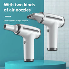 HOMEFISH 4 in 1 Wireless Hair Dryer Portable USB Rechargeable Negative Ions Blow Dryer Electric Air Duster Blower