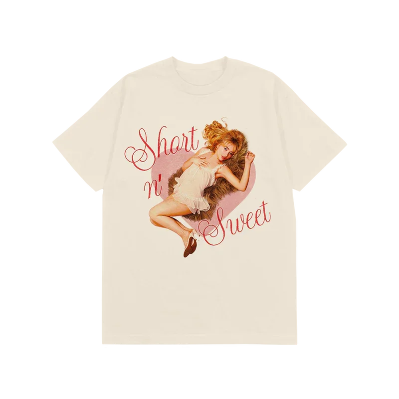 Man's Best Friend Photo T-shirt Sabrina Carpenter Sexy Sweet Top Fan Gift Casual Loose Printed Short-sleeved Streetwear Unisex