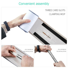 Flat Squeeze Mop with Bucket Easy Wring Multi Purpose Floor Cleaning Wet Dry Use Microfiber Pad for Hardwood and Laminate