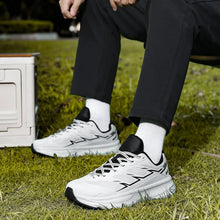 Men's Sneakers Wide Toe Running Shoes Outdoor Breathable Walking Shoes Platform Hiking Men Shoes Lace-up Non-slip Casual Shoe