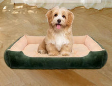 Large Plush Dog Bed & Cat Mat, Deep Sleeping Warm Soft Cushion, Calming Pet House for Small Dogs, Puppy, Chihuahua