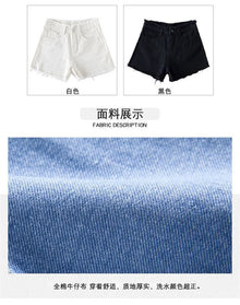 2026 New Summer Shorts Women Jeans High-waisted Denim Short Pants Female Rough-selvedge Outside Casual Sports Shorts Loose Jeans