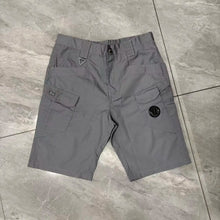 Charge shorts, sports pants, men's slim fit high waisted zipper pocket five quarter pants, casual shorts, outdoor hiking pants