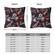 Custom Kpop Astros MJ Jinjin Cha Eun Woo Yoon San Ha Rocky Throw Pillow for Living Room Modern Cushion Cover Velvet Pillowcase