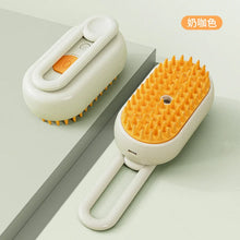 Rechargeable Steam Cat Grooming Brush Steamy To Remove Loose Hair 3 in1 Electric Self Cleaning Spray Dog Brush Massage Pet Combs
