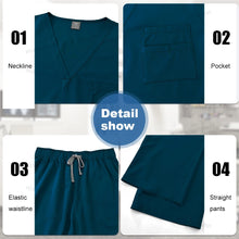 Nursing Scrubs Set  Anti-Wrinkle Medical Surgical Gown Wholesale Hospital Scrub Top Doctor Nurse Special Scrub Uniform Men Women