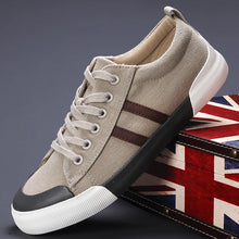 2026 New Men's Canvas Shoes Fashion Versatile Lace-Up Skateboarding Shoes Lightweight Breathable Casual Sneakers Comfortable Wal
