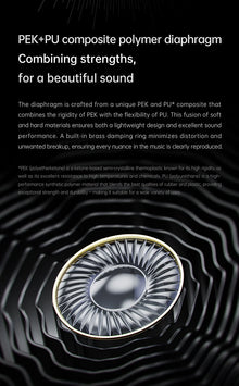 FiiO JT3 Over-Ear Open-Back Headphones, 50mm Dynamic Driver, PEK+PU Composite Diaphragm, Detachable 3.5mm Cable with Mic