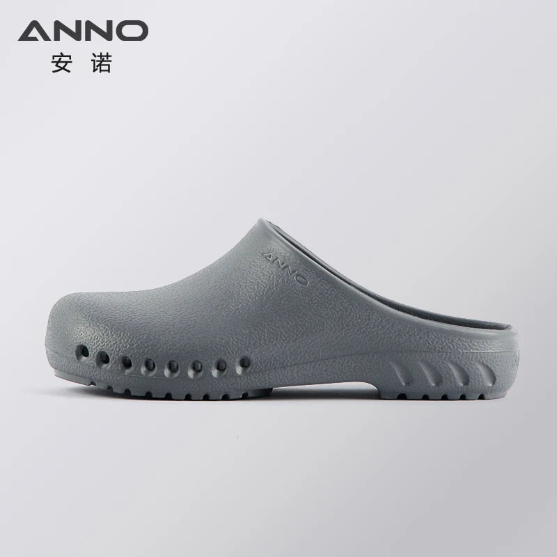 ANNO Soft Nurses Medical Shoes Anti-slip Protective Clogs Operating Room Lab Slippers Chef Work Flat Clog Hospital Foot Wear