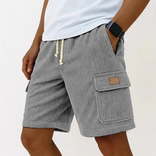 2026 New Men's Retro Corduroy Casual Shorts Men Fashion Solid Sweatpants Harajuku Corduroy Short Pants New Men Clothing Roupas