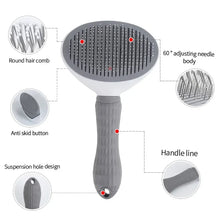 Stainless Steel Pet Hair Remover Brush for Dogs Cats Professional Deshedding Grooming Tool Home Pet Supplies Cat Dog Accessories
