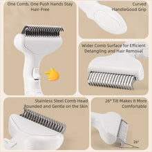 Dog Comb Knife Dogs Brush One-click Pet Hair Removal Hair Knot Self Cleaning Dogs Comb Massage Cat Brush Dog Grooming Brushes