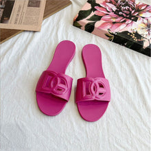 2026 Summer New Women's Flat Flat Comfortable Casual Fashion Versatile Hollow Slippers