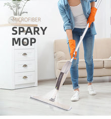 Spray Floor Mop with Reusable Microfiber Pads 360 Degree Handle Mop for Home Kitchen Laminate Wood Ceramic Tiles Floor Cleaning