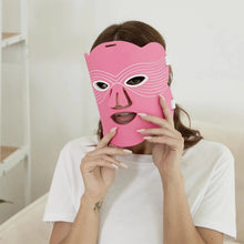 SAIDI Home Use Silicone LED Mask with Red Light Therapy 630nm 830nm Infrared Facial Mask Wearable Device US Plugs Pain Relief