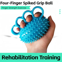Portable Spike Massage Hand Grip Exerciser Finger Strength Training Squeeze Ball Home Office Fitness Stress Relief Hand Tool