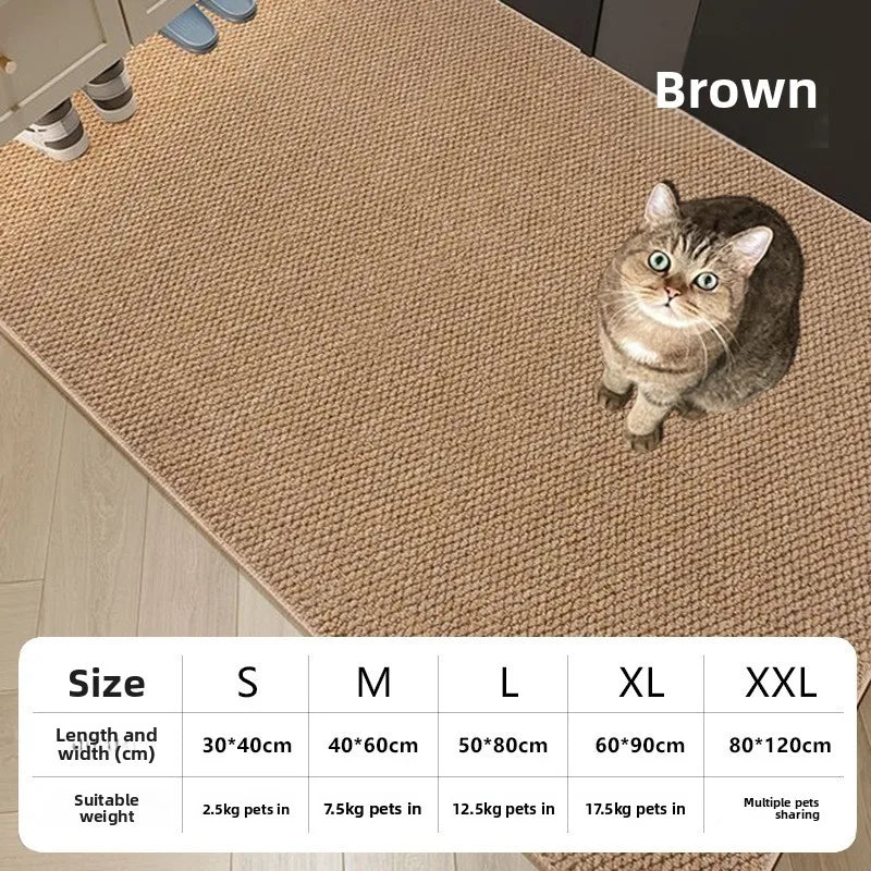 2026 Sisal Like Cat Scratching Mat Wear Resistant Non Slip Stable For All Seasons Grinding Claw