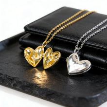 Haiyufly Personalized Photo Locket Necklace for Women Cat Pet Heart Pendant Copper Alloy Jewelry Choker Chain Memorial Gift