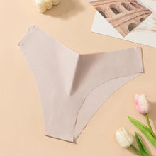 Sexy V-type Waist Women's Seamless Panties Low-Waist Tight-fitting Woman Panties Solid Simply Clothing Ladies Underpants M-XXL