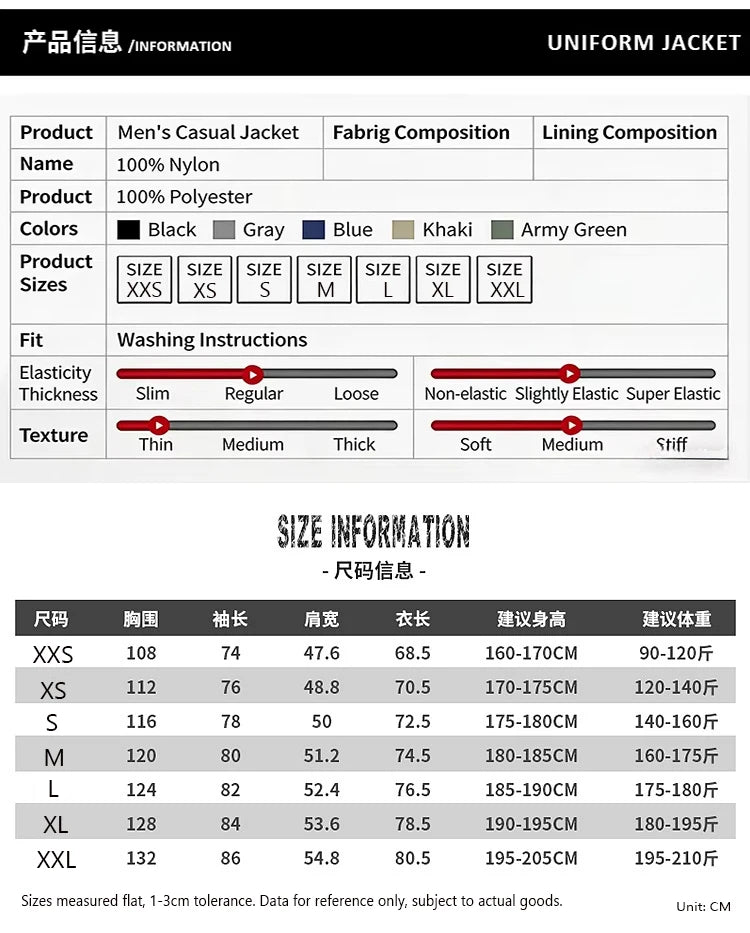 Yamaha Men's Motorcycle Jacket with Windproof and Waterproof Hood, Detachable, Large Size, Spring-Autumn Style, Tactical Jacket