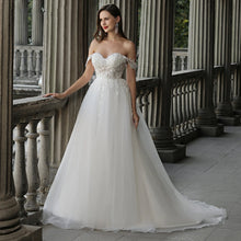 BEPEITHY Customized Boho Ivory A Line Lace Wedding Dresses For Bride Women 2023 Floor Length Sexy Garden White Bridal Gown New