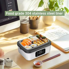 Quick Heating Cordless Electric Lunch Box,Rechargeable Self-Heating Food Warmer With 16000Mah Battery,For Work/Travel/Car/Office