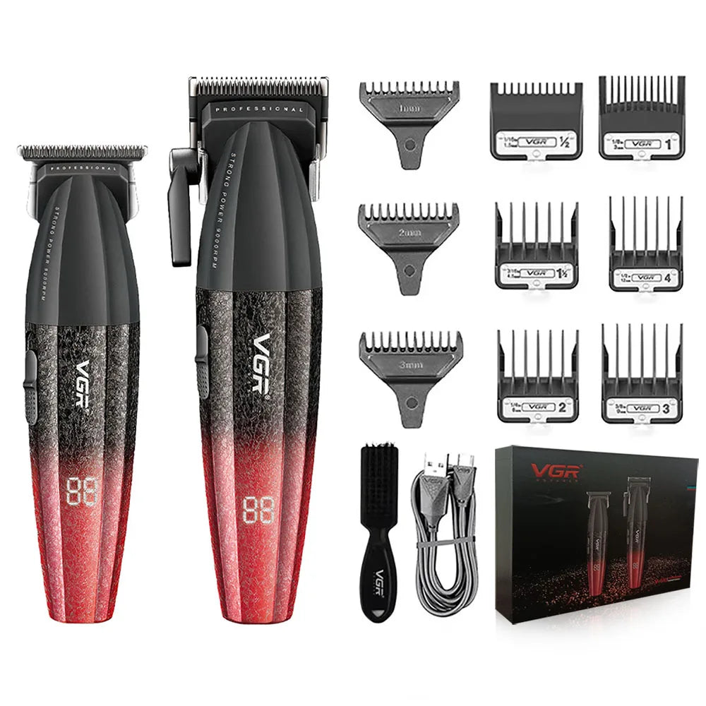 VGR Hair Trimmer Electric Clipper 9000 RPM For Men V640