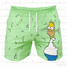 26 Holiday Summer Vacation Hawaiian Shorts Men'S The Simpsons Print Shorts Snowflake & Holly Print Quick-Dry Beach wear shorts